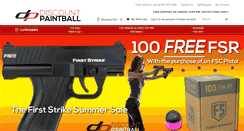 Desktop Screenshot of discountpaintball.com